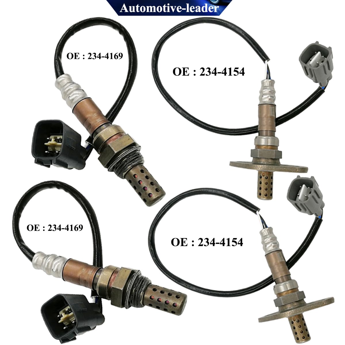 234-4154 & 234-4169 4PCS Oxygen Sensor Upstream &Downstream O2 Sensor for 2000-2002 Toyota Tundra SR5 4.7L RWD 2001-2002 Toyota Tundra Limited 4.7L