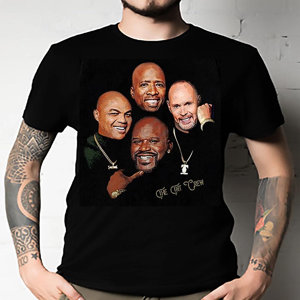 Men's and Women's T-shirts Charles Barkley Shaq Ernie Johnson Kenny Smith TNT Crew Last Dance Graphic Tee