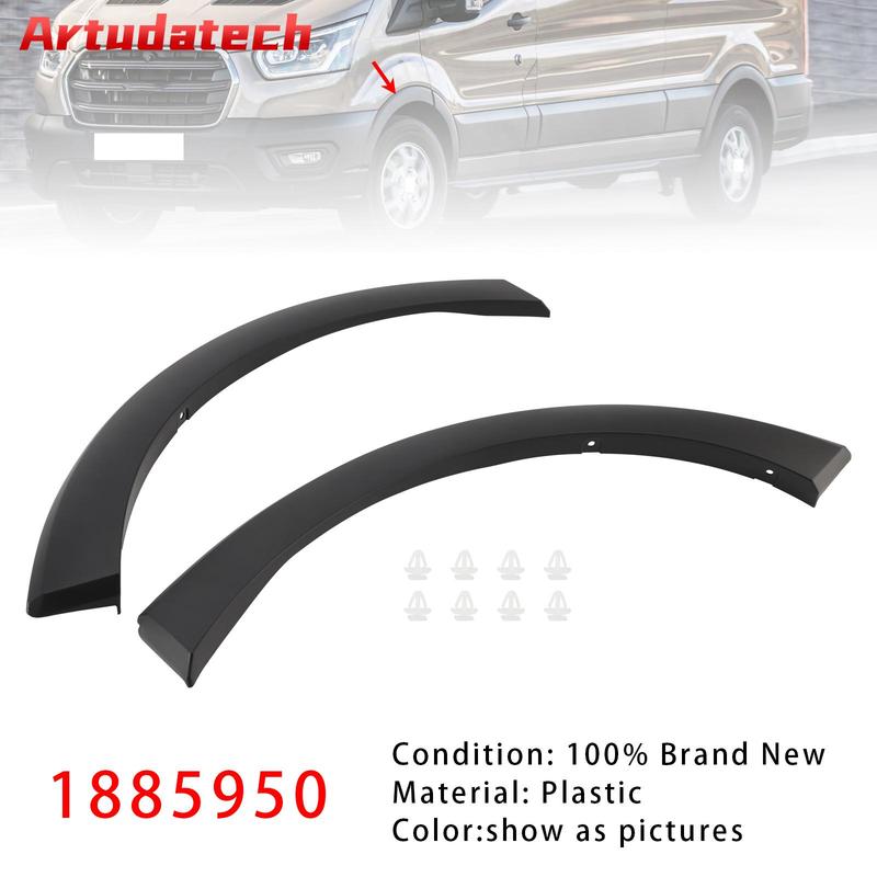 Artudatech 2 шт. Накладка на переднюю арку колеса правая и левая для Ford Transit Mk8 1885950 Автоаксессуары