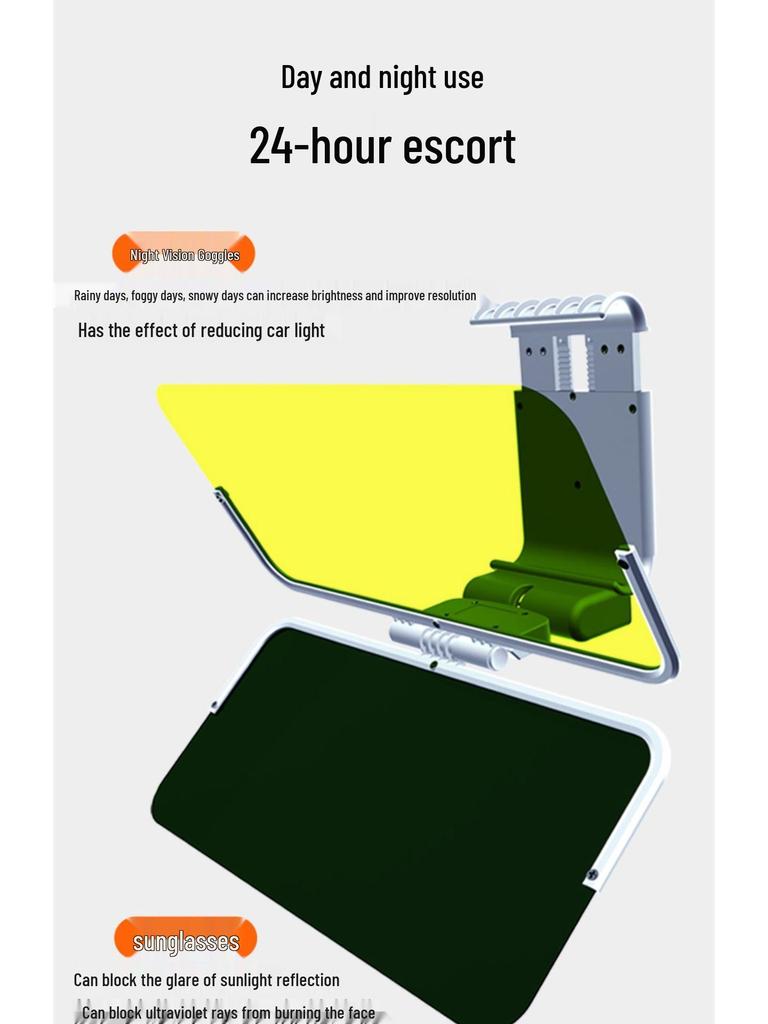 360° Adjustable Anti-Glare Day & Night Driver Goggles with Night Vision