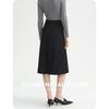Giovanni Valentino Pleated A-Line Midi Skirt