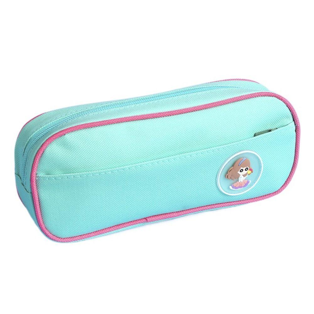 Double Layers Pencil Case Oxford Cloth Stationery Pen Pouch Pencil Bag  School Office Supplies