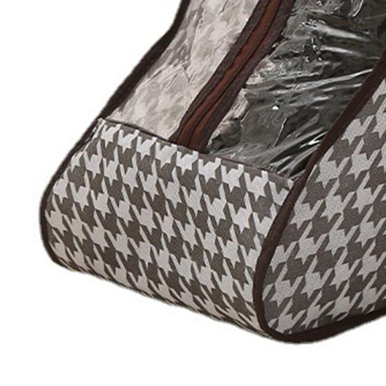 Stiefel-Aufbewahrungstasche Staubdichter Stehender Schuh-Organizer Tragbare Stiefel-Schutzhülle mit Transparentem Fenster Griff für Kurze Hohe Stiefel