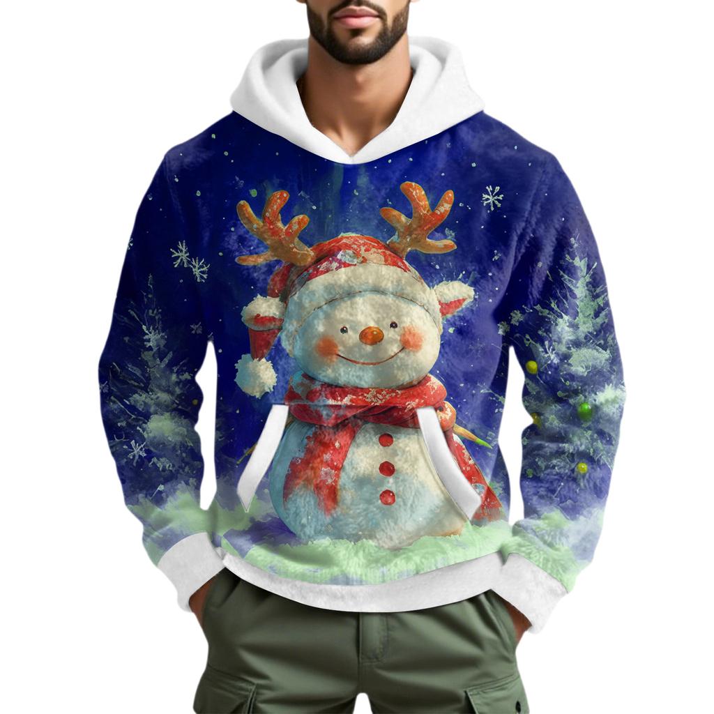 Men's  Leisure  Fashion  Half  Zipper  Hooded  Hood  Long  Sleeves  Hoodie