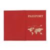 PU Leather Passport Cover - RFID Blocking Holder with Flight Ticket Slot Secure Travel Document Organizer for International Trips