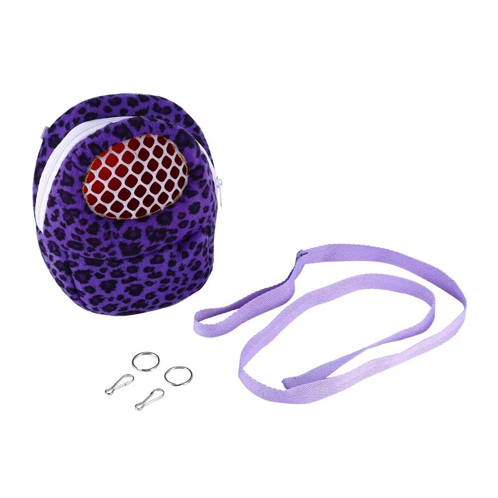 

Pet Carrier Adjustable Strap Short Plush Hamster Ferret Products Hiking Bag