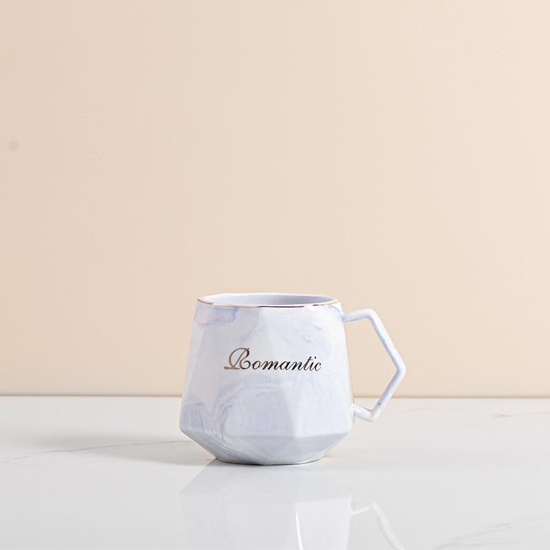 Simple fashion ceramic cup creative mug coffee cup couple cup gifts business souvenir