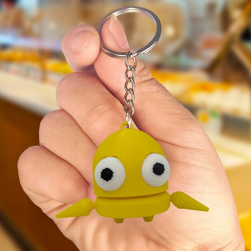 R.E.P.O. Robot Horror Games Anime Figure Keychain Repo Doll Keyring 3D Printed Bag Keychain Pendant Backpacks Purses Pendant