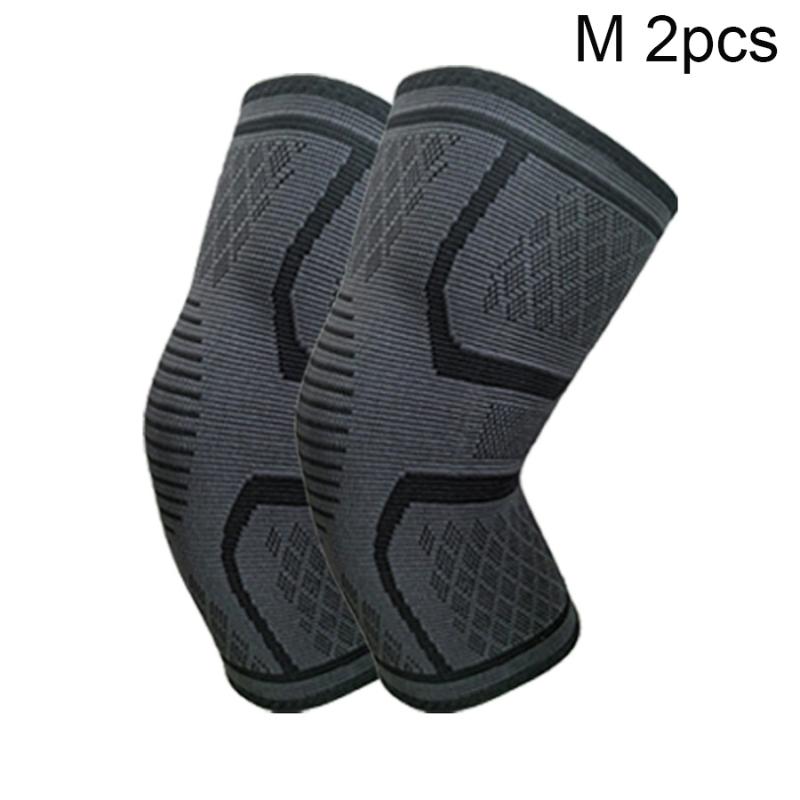 Nylon Knee Compression Sleeve Perfect Snug Elastic Fit Breathable For Running Basketball Gym
