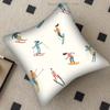 1Pc Ski Resort Prop Pattern Pillow Case Square Bedroom Sofa Leisure Comfort Cushion Car Living Room Home Decoration