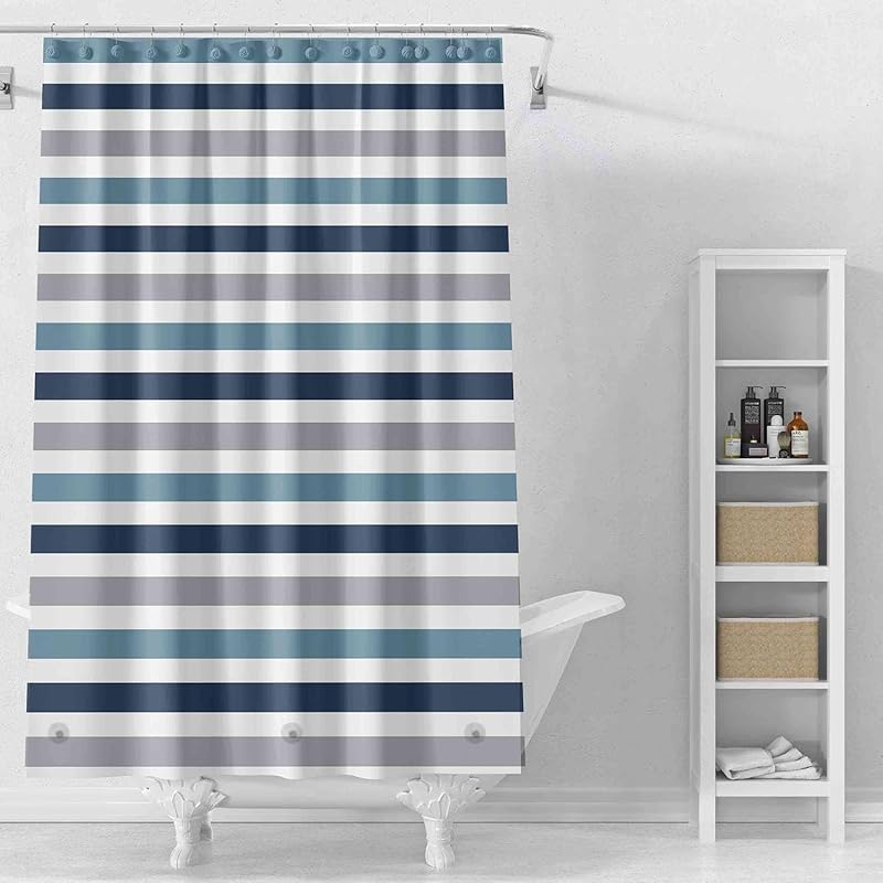 Shower Curtain Liner, 4G PEVA Green Leaf Shower Liner, Plastic Waterproof Shower Curta, 72x72 inch with Grommet Holes 3 Magnetic Weights