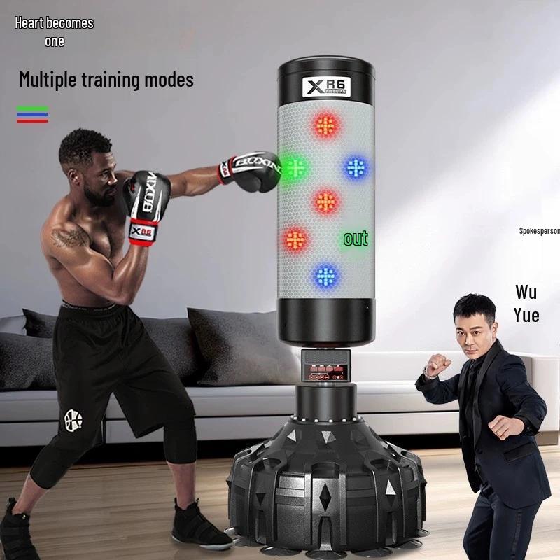 Smart Wall-Mounted Boxing Trainer with LED & Bluetooth