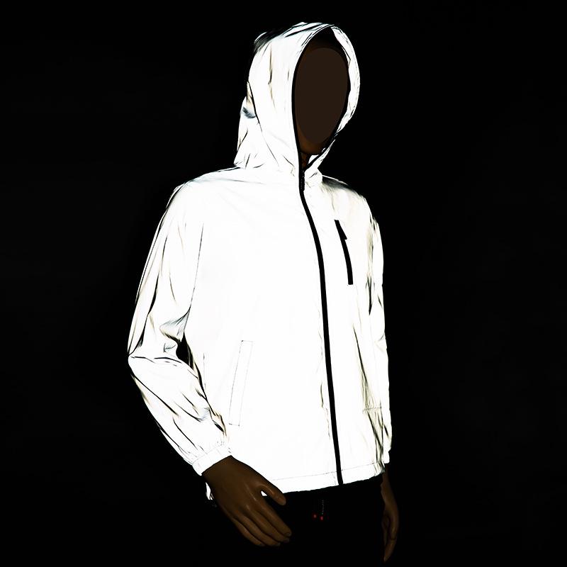 Men s Reflective Hooded Windproof Jacket - Autumn Mountaineering Style 2XL