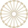 10pcs/lot Mini Wooden Hammers for Chocolate Small Wooden Mallets for Breakable Chocolate Heart, Crafts and Party Game Props