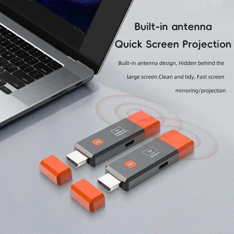 

1080P 50M беспроводной HDMI удлинитель видео передатчик приемник адаптер TV Stick Dongle для камеры ноутбука ПК к телевизору монитор проектор