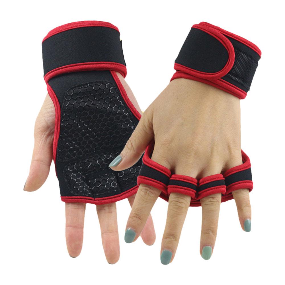 Gym Gewichtheben Handschuhe Für Männer Und Frauen Handgelenk Schutz Anti-slip Halb Finger Sport Horizontale Bar Ausrüstung Ausbildung Anti- d8I9