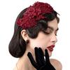 Spitzen Fascinator Stirnband für Frauen Teeparty Hut Bräute Birdcage Schleier Stirnband 1920er 50er Accessoires Kirchenhüte Kopfbedeckung