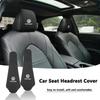 Hub Caps Car Seat Headrest Protector Cover Ice Silk Neck Pillowcase Accessories For Volkswagen VW Scirocco Jetta Beetle Golf Pas