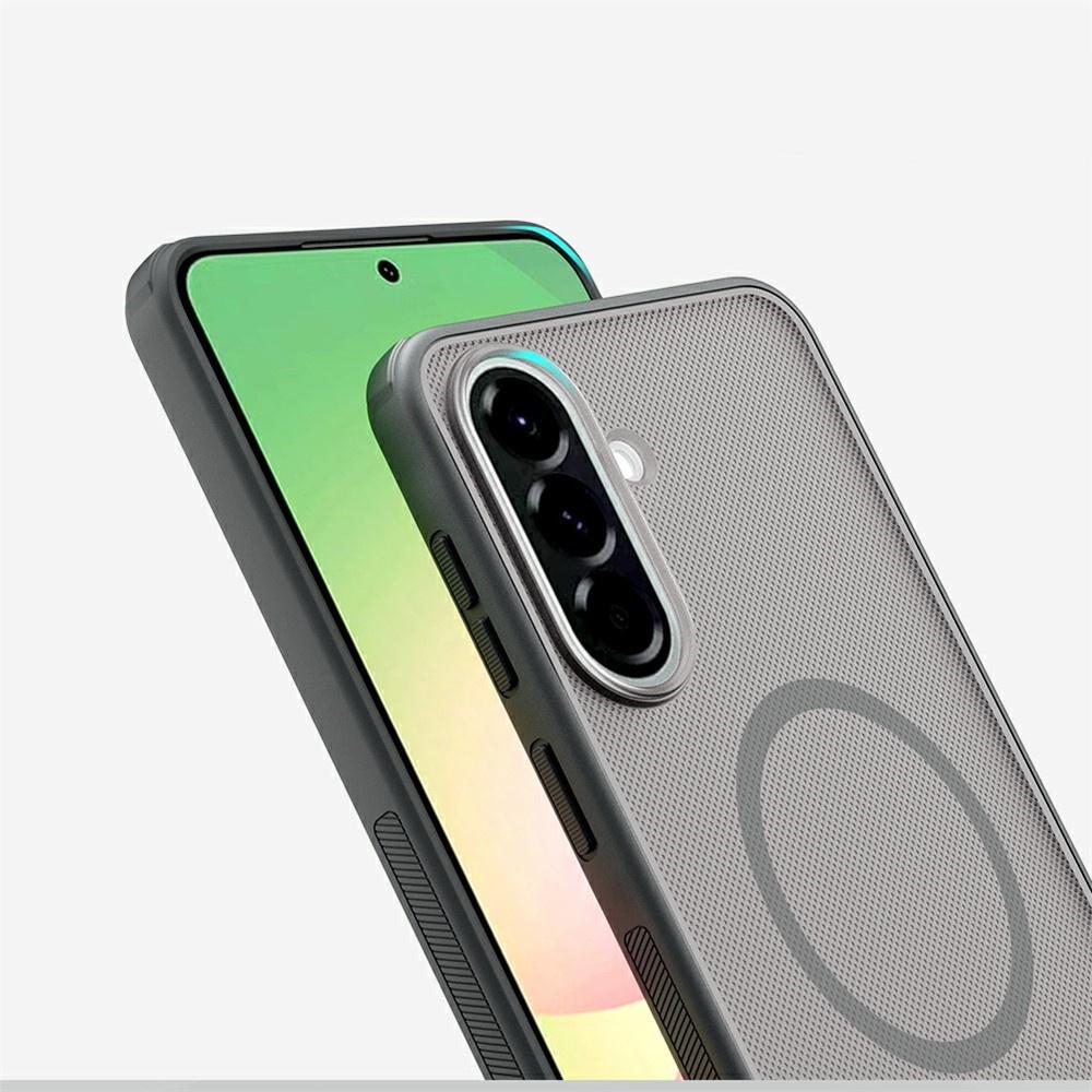 NILLKIN Case for Samsung Galaxy A57 5G, Frosted Shield, for MagSafe, Clear / Black