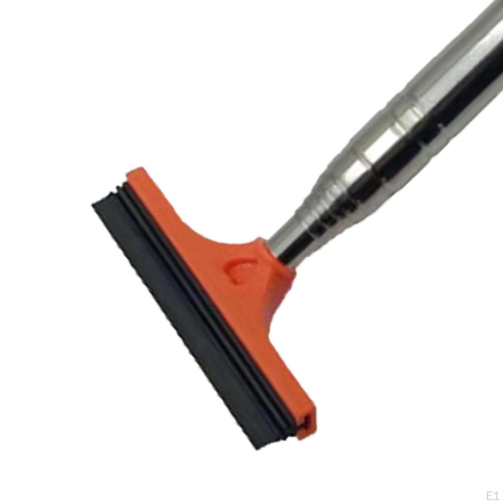 Car Rearview Mirror Wiper Side Squeegee Telescopic Portable Retractable Automotive