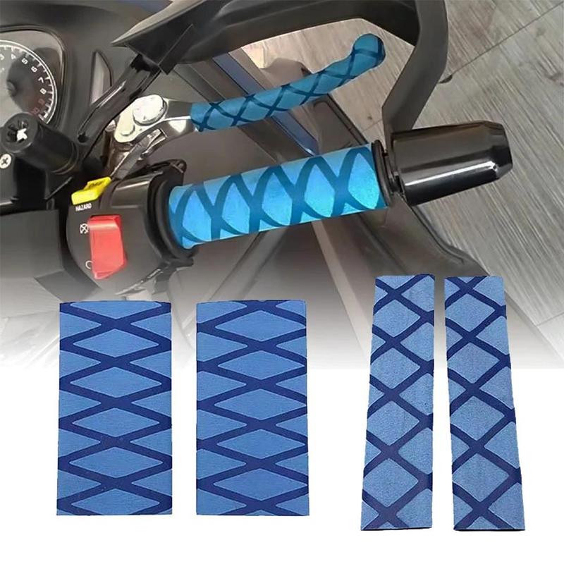 Universal Motorcycle Electric Vehicle Rubber Gloves Anti Slip Waterproof And Insulated Handle Cover Protective Original Paint