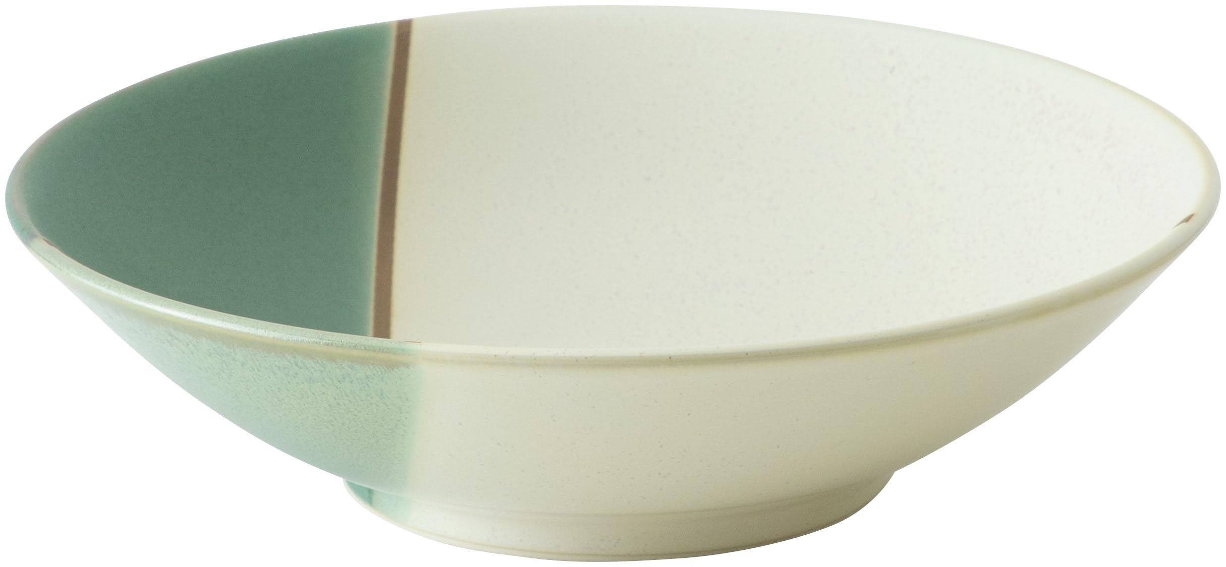 

Koyo Pottery KOYO Mizugoke (Sphagnum Moss) 24cm Shallow Bowl, Dishwasher Safe, Made in Japan, Product Number 18157111