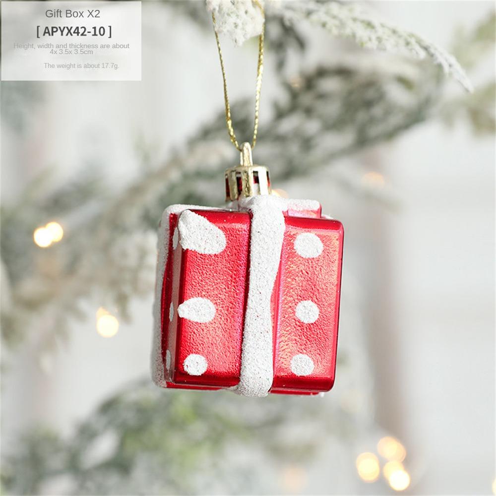 Santa Pendant High-quality Materials Beautifully Holiday Gifts Snowman Pendant Cartoon Design Bright Colors Holiday Accessories