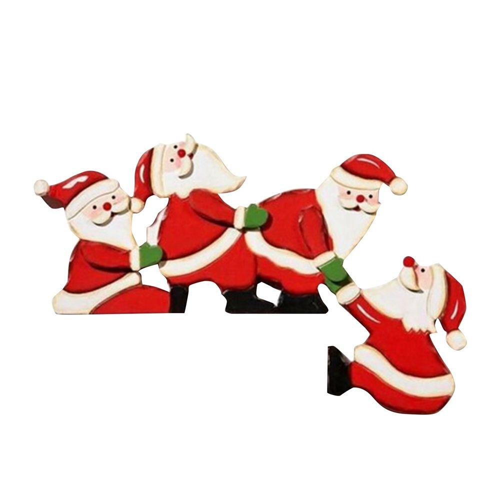 Elk Santa Claus Xmas  Navidad Door Frame Decoration Home Decor Door Trim Christmas  Ornaments