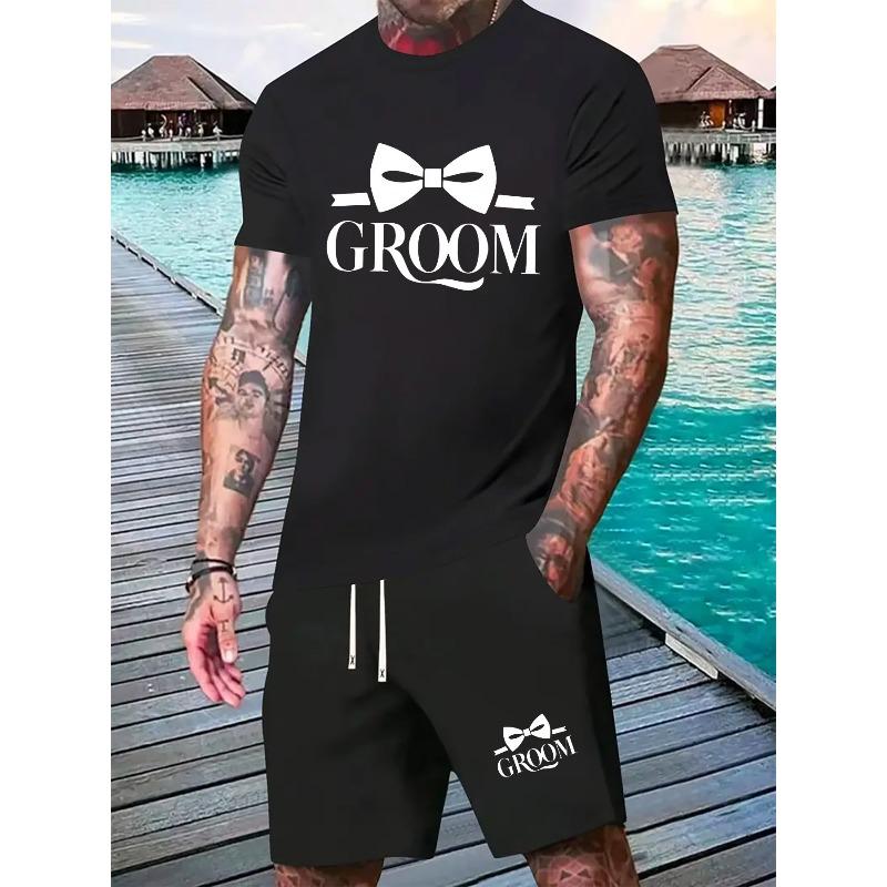 

Европейский Размер Мужская Стильная Повседневная Футболка С Принтом Галстук-Бабочка, С Круглым Вырезом И Коротким Рукавом, Идеально Подходит Для Весенней И Летней Спортивной Одежды S чёрный