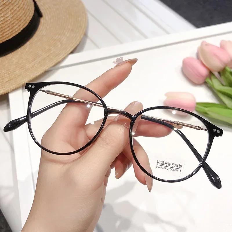 Women Nearsighted Glasses Nearsighted Glasses Vision Care Optical Vision Spectacles Eye Wear Digital Device Eye Wear Radiation Protection 0~-40
