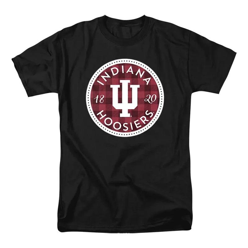 Camiseta Con Logo A Cuadros Indiana Hoosiers 1820 S