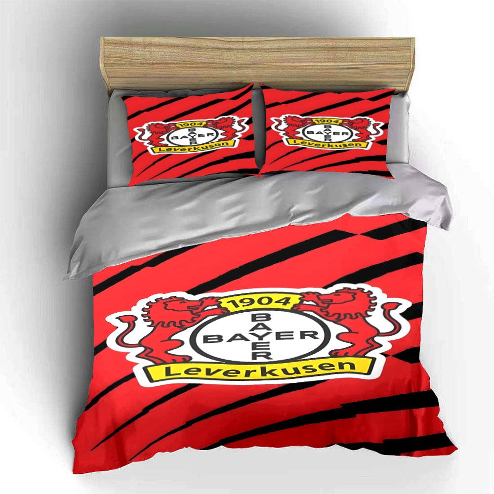Rote Löwen mit Logo. Bettwäsche-Sets Bettbezug-Sets Bettbezüge Kissenbezüge(1* Bettbezug 2* Kissenbezüge ohne Bettdecke)