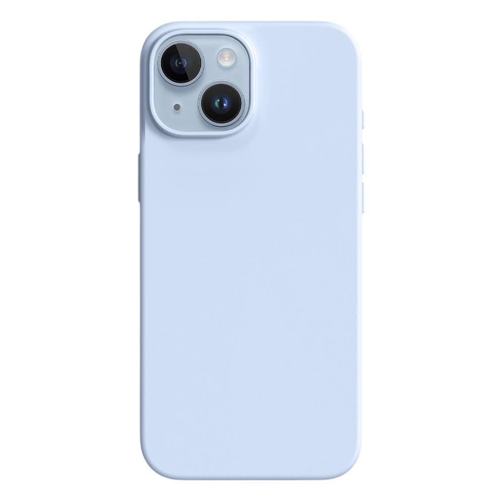 For iPhone 14/13 Case Ultra Thin Liquid Silicone+PC Anti-Scratch Phone Cover
