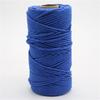 4mm Colored Cotton Rope Diy Hand-woven Tapestry Decoration Material Rope Tag Rope Colored Cotton Rope 100m