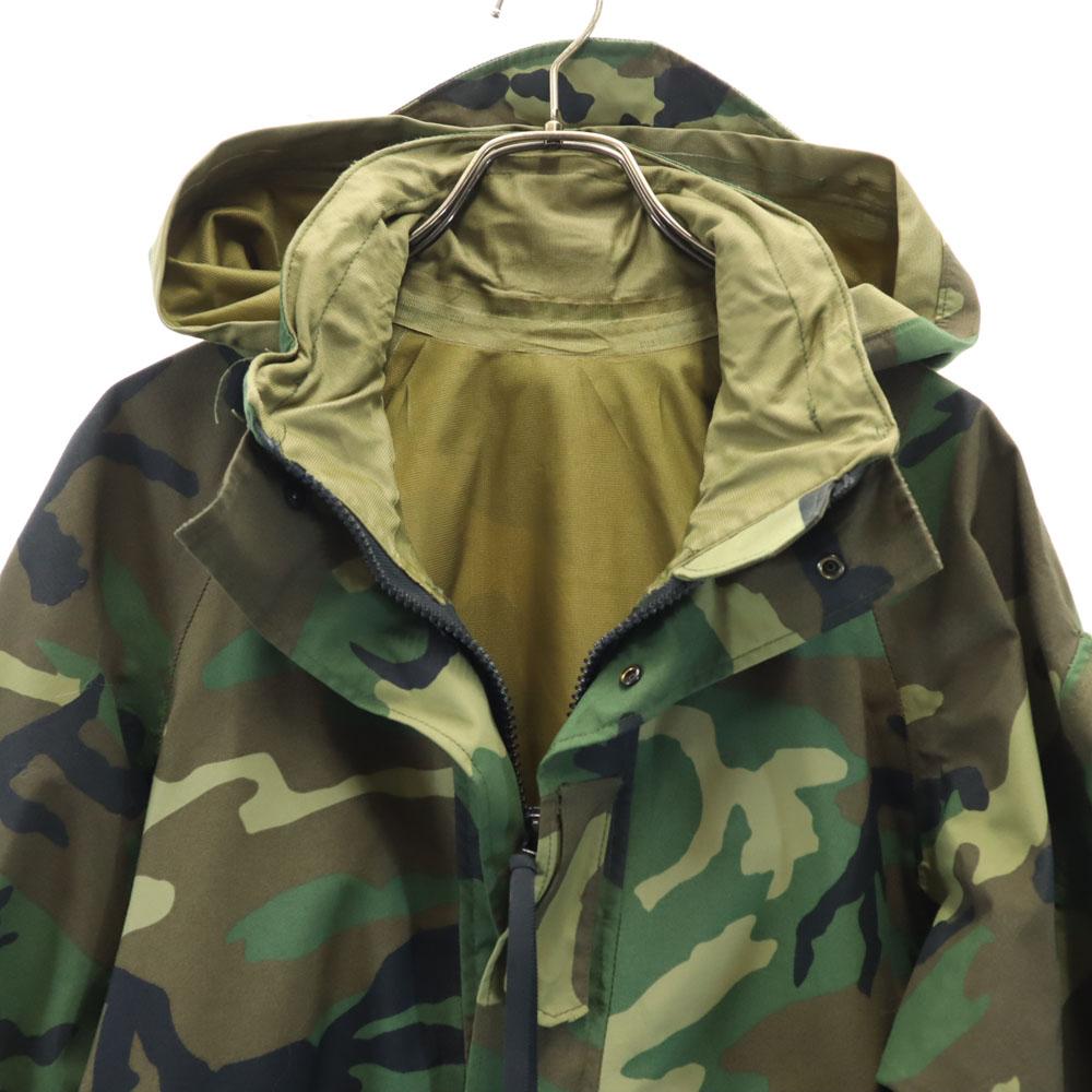 US ARMY 90s GEN Late GORE-TEX Woodland Camo ECWCS Old Mountain Parka Men's Used