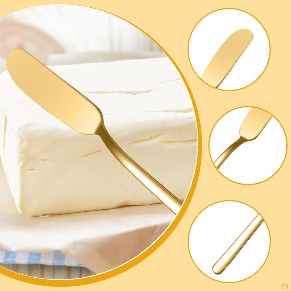 Stainless Steel Butter Spreader Spatulas Multifunctional Easy Clean Practical Knife Baking