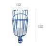 Metal Fruit Picker Telescopic Length Deep Basket Picking for Head Catcher for Home Farmhouse Garden Apples Pears Oranges X3UC
