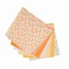 7Pcs Pure Cotton Material Fabric Bundle Plain Weave Texture Patchwork Cloth  Ornament DIY