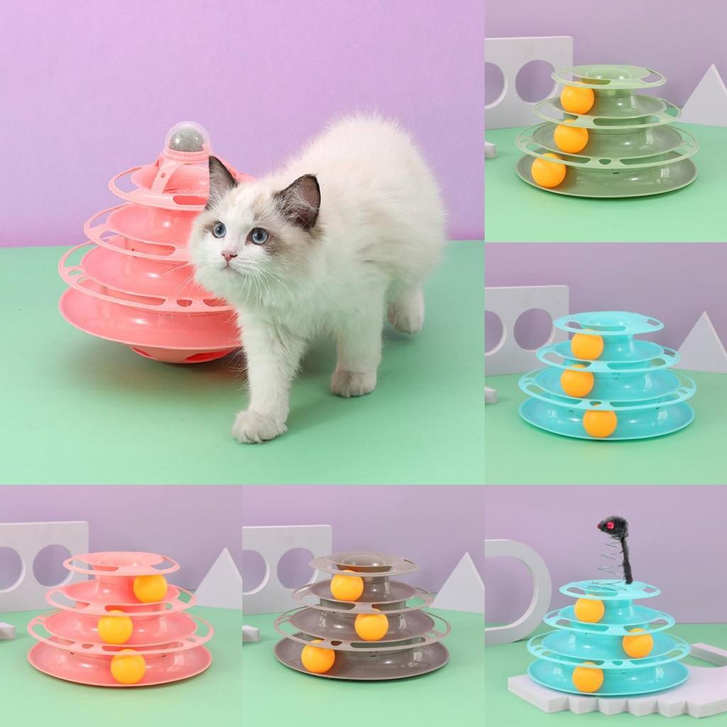 Katzen Spielzeug Sechs Etagen Spin Disc Mit Verbessertem Design Für Fesselnde Spielsitzungen