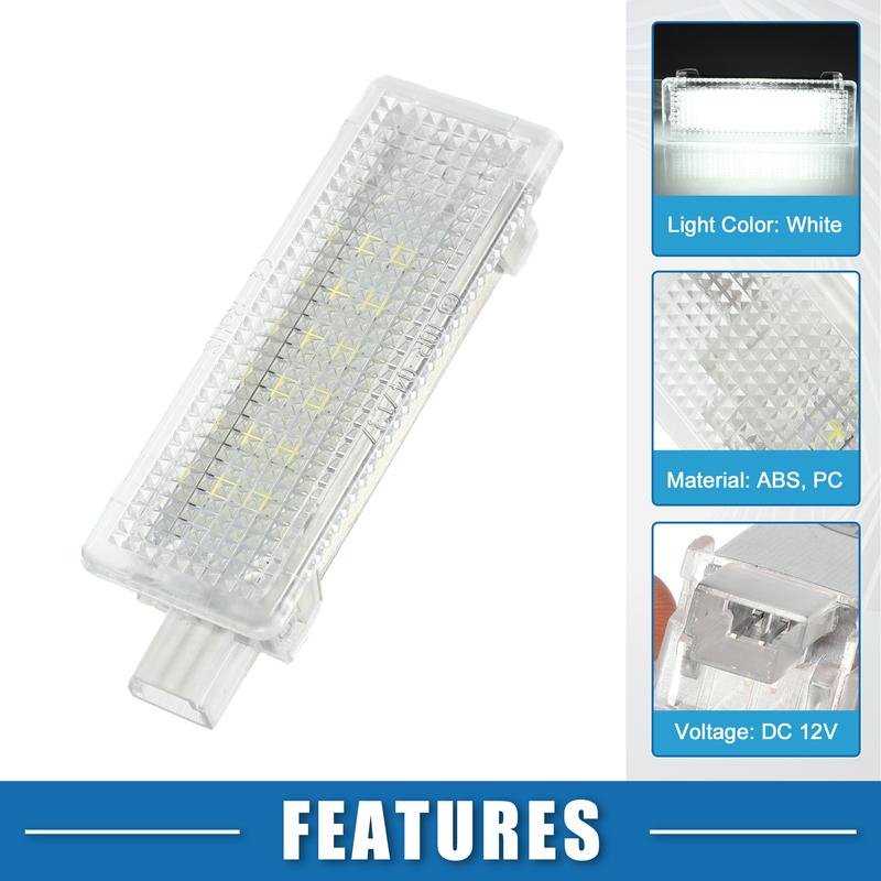 Motoforti 2pcs Trunk Light Courtesy Footwell Boot Lamp for BMW X3 11-17 for BMW X5 07-13