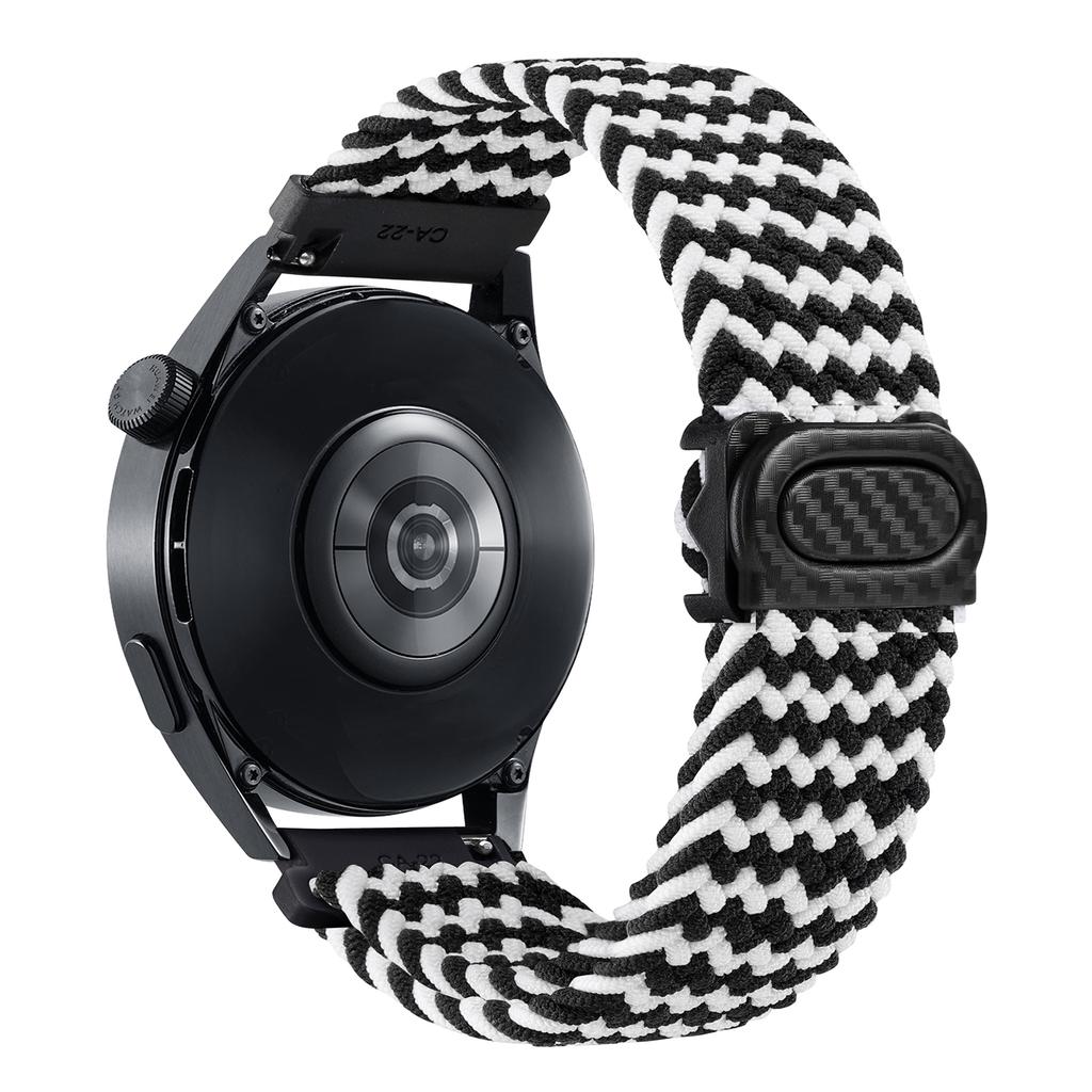 Strap For Samsung Galaxy Watch 7 6 4 classic/5 pro/active 2/s3/46 braided solo loop bracelet Huawei watch GT2 3 4 20mm/22mm Band