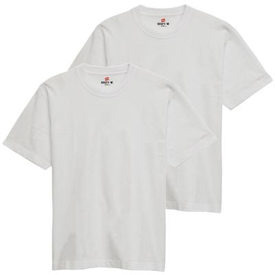 Stabiles Set dicker, runder, schwergewichtiger T-Shirts, BEEFY-T, 2, 100% Baumwolle, Stoff, Körper, Etikettenlos, T-Shirt, H5180-2-010-L