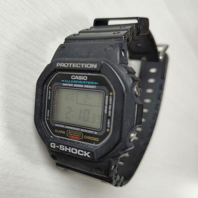 Used CASIO G-SHOCK DW-5600 Series Black Watch