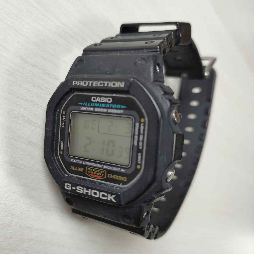 Used CASIO G-SHOCK DW-5600 series black watch