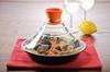 Hario Tagine pot with glass lid Orange TN-200COR