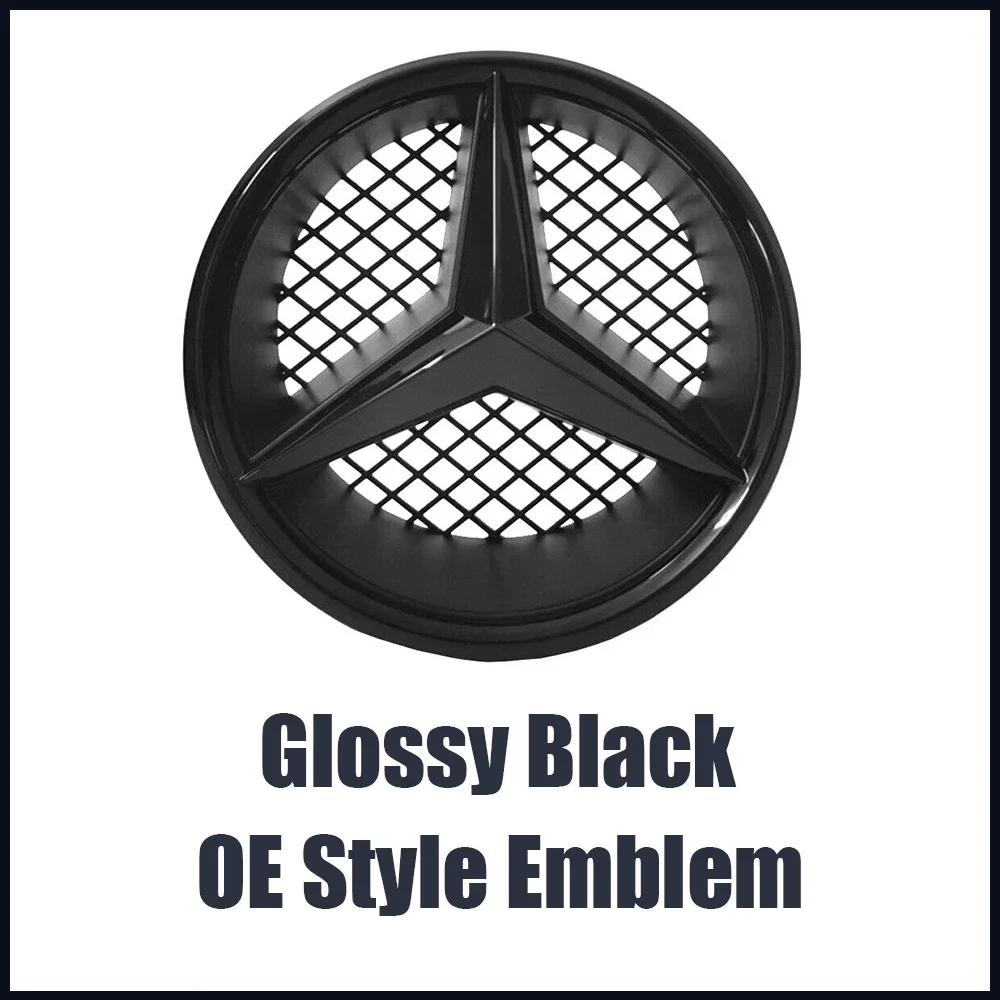 

Горячая автомобильная наклейка для Mercedes Benz C-Class W204 2008-2014 C180 C200 C230 C250 C280 C300 C350 Серебристая и черная Передняя решетка в стиле OE