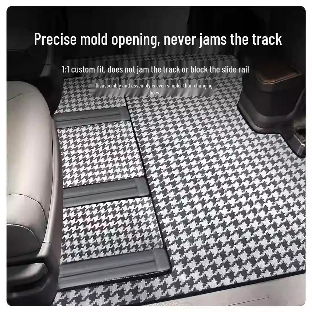 Siene Grevia Anti-Slip Carbon Fiber Car Mats - Wear & Dirt Resistant