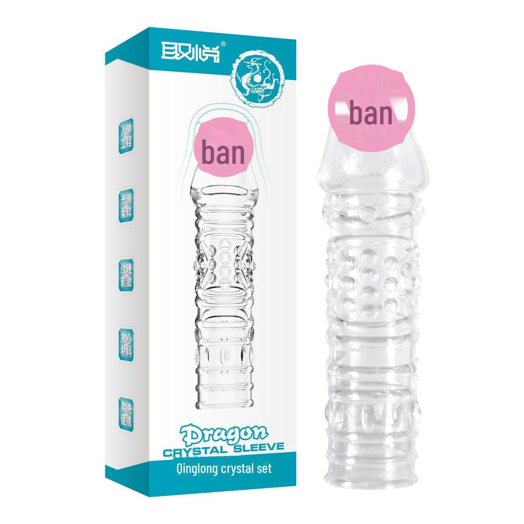 Pánský potěšující prstenový set se čtyřmi zvířaty a křišťálem vlčího zubu - Erotické hračky pro dospělé