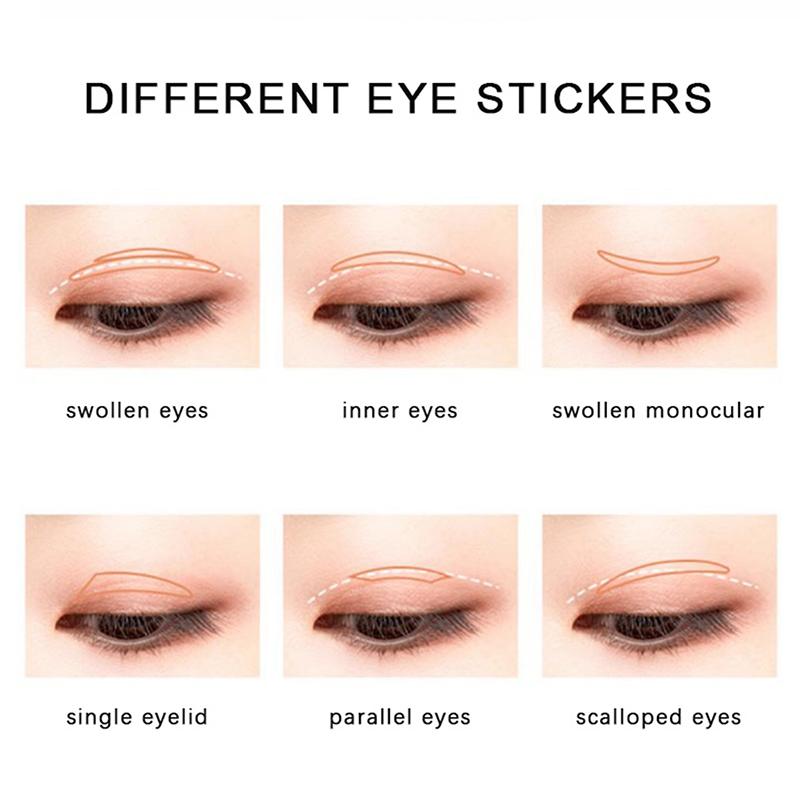 Adhesivo invisible para párpados dobles, cinta de encaje para levantar los ojos, cinta de gasa transparente con encaje, pegatinas autoadhesivas, herramientas para cintas para los ojos