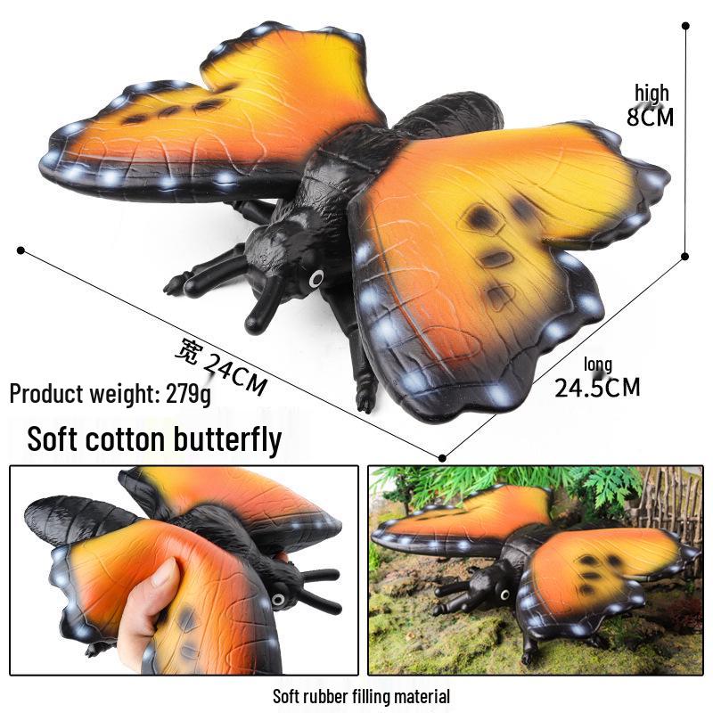 Large Soft Rubber Honeybee Model - Children s Educational Toy and Baby Birthday Gift